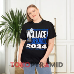 Vote For Change Wallace And Gromit 2024 Black T shirt