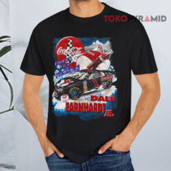 Vtg 90s Nascar Thirst For Racing Dale Earnhardt Jr Coca cola Racing Black T shirt