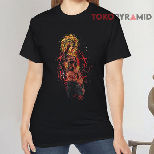 WWE Roman Reigns Cartoon Shirt Front WWE Roman Reigns Cartoon Shirt Front