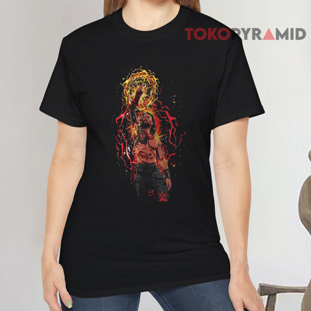 WWE Roman Reigns Cartoon Shirt Front WWE Roman Reigns Cartoon Shirt Front