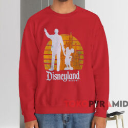 Walt Disney and Mickey Mouse Partners T-shirt 4 Walt Disney And Mickey Mouse Partners T shirt Red Sweatshirt
