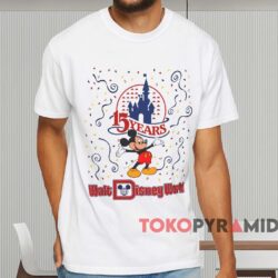Walt Disney World 15 Years Mickey Mouse T shirt White T shirt