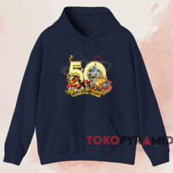 Walt Disney World 50th Anniversary T-shirt 2 Walt Disney World 50th Anniversary T shirt Navy Hoodie