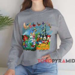 Walt Disney World Magic Kingdom T-shirt 3 Walt Disney World Magic Kingdom T shirt Grey Sweatshirt