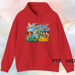 Walt Disney World Magic Kingdom T-shirt 2 Walt Disney World Magic Kingdom T shirt Red Hoodie