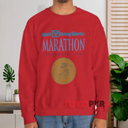 Walt Disney World Marathon 1994 T-shirt 3 Walt Disney World Marathon 1994 T shirt Red Sweatshirt