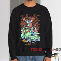 Walt Disney World Splash Mountain T-shirt 4 Walt Disney World Splash Mountain T shirt Black Sweatshirt