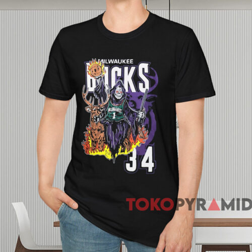 Warren Lotas Milwaukee Bucks Shirt Black T shirt Warren Lotas Milwaukee Bucks Shirt Black T shirt