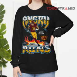 Washington Commanders Austin Ekeler Angry Runs 2024 Shirt 4 Washington Commanders Austin Ekeler Angry Runs 2024 Long sleeved