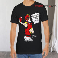 Washington Commanders Jayden Daniels F It Terry Down There Somewhere Signature Black T shirt