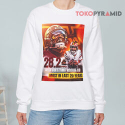 Washington Commanders Jayden Daniels 28.2 PPG With Full-Time Rookie QB Most In Last 20 Years Poster Shirt 3 Washington Commanders Nfl Jayden Daniels 28 2ppg With Full time Rookie Qb Most In Last 20 Years Poster Sweatshirt