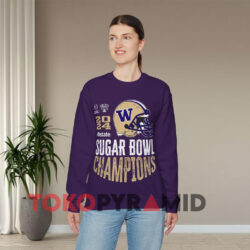 Washington Huskies 2024 Sugar Bowl Champs Purple Sweatshirt