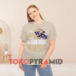 Washington Huskies 2024 Sugar Bowl Champs Sand T shirt