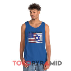 We Stand With Israel Shirt 3 We Stand With Israel Blue Tank Top