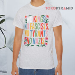 We The People No Kings In America Grey T shirt
