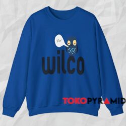 Wilco Gig Poster Shirt 3 Wilco Gig Poster Shirt Blue Sweatshirt