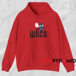 Wilco Gig Poster Shirt 2 Wilco Gig Poster Shirt Red Hoodie