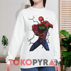 William & Mary Tribe Spider-Man T-shirt 3 William & Mary Tribe Spider man T shirt White Sweatshirt