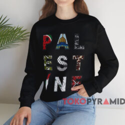 Windows To Palestine Shirt 4 Windows To Palestine Shirt Black Sweatshirt