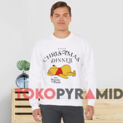 Winnie The Pooh Post Christmas Dinner T-shirt 2 Winnie The Pooh Post Christmas Dinner T shirt White Sweatshirt