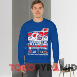 Wisconsin Badgers 2023 Paul Bunyan's Axe Champions T-Shirt 3 Wisconsin Badgers 2023 Paul Bunyan's Axe Champions T shirt Blue Sweatshirt