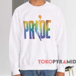 WNBA Pride Slant Shirt 3 Wnba Pride Slant Shirt White Sweatshirt