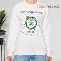 World Champions Boston Celtics Logo Signatures Sweatshirt