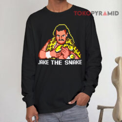 WWE Jake the Snake Roberts Pixel Shirt 4 Wwe Jake The Snake Roberts Pixel Long sleeved