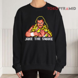WWE Jake the Snake Roberts Pixel Shirt 3 Wwe Jake The Snake Roberts Pixel Sweatshirt
