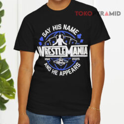 Wwe Joe Hendry Wrestlemania 41 Logo T shirt Front