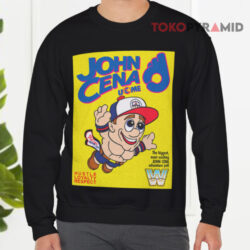 WWE John Cena Super Mario Shirt 4 Wwe John Cena Super Mario Sweatshirt Front