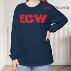 WWE Retro ECW Logo Shirt 3 Wwe Retro Ecw Logo Long sleeved