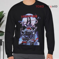 WWE Rhea Ripley Terrifier Bloody Shirt 3 Wwe Rhea Ripley Terrifier Bloody Sweatshirt Front