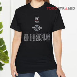 Wwe Triple H The Game No Foreplay Black T shirt