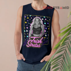 Wwe Trish Stratus Neon Photoreal Tank Top