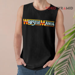 Wwe Vintage Wrestlemania Logo Tank Top