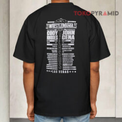 WWE WrestleMania 41 John Cena Cody Rhodes Shirt 2 Wwe Wrestlemania 41 John Cena Cody Rhodes T shirt Back