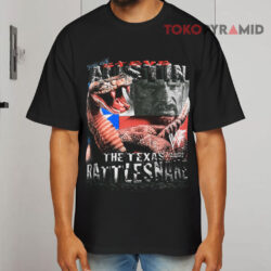Wwe Wwf Vintage 1999 Stone Cold Steve Austin The Texas Rattlesnake Muscle Black T shirt