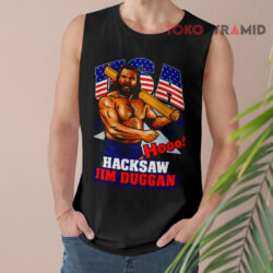 WWF WWE Hacksaw Jim Duggan Vintage Shirt 2 Wwf Wwe Hacksaw Jim Duggan Vintage Tank Top