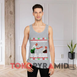 Ya Done Messed Up A-A-Ron Ugly Christmas Sweatshirt 2 Ya Done Messed Up A a ron Ugly Christmas Grey Tank Top
