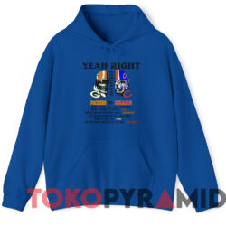 Yeah Right Chicago Bears Vs Green Bay Packers T-shirt 2 Yeah Right Chicago Bears Vs Green Bay Packers T shirt Blue Hoodie