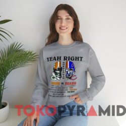 Yeah Right Chicago Bears Vs Green Bay Packers T-shirt 3 Yeah Right Chicago Bears Vs Green Bay Packers T shirt Grey Sweatshirt