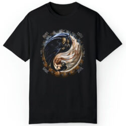 Yin Yang Death and Angel 5 Yin Yang Death And Angel T shirt