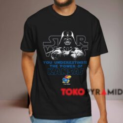 You Underestimate The Power Of Kansas Jayhawks Star Wars Shirt Black T shirt