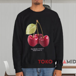 Zara Cherry Shirt 4 Zara Cherry Shirt Black Sweatshirt