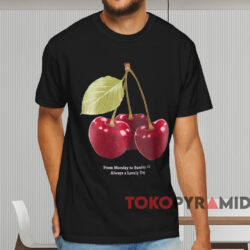 Zara Cherry Shirt Black T shirt